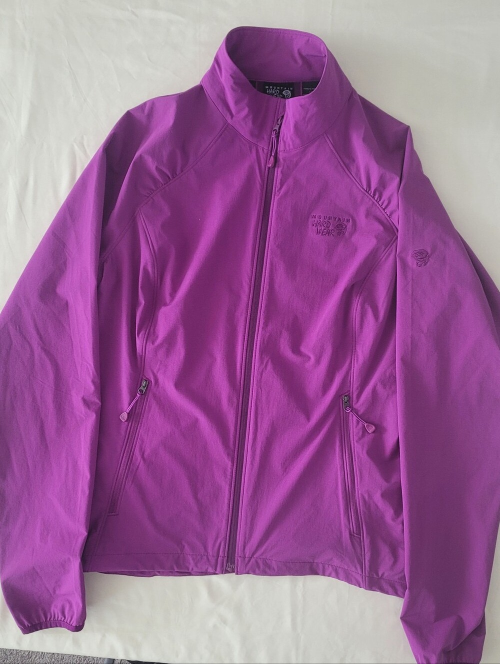 Mountain Hardwear Women's Bright Purple Softshell Utility Jacket